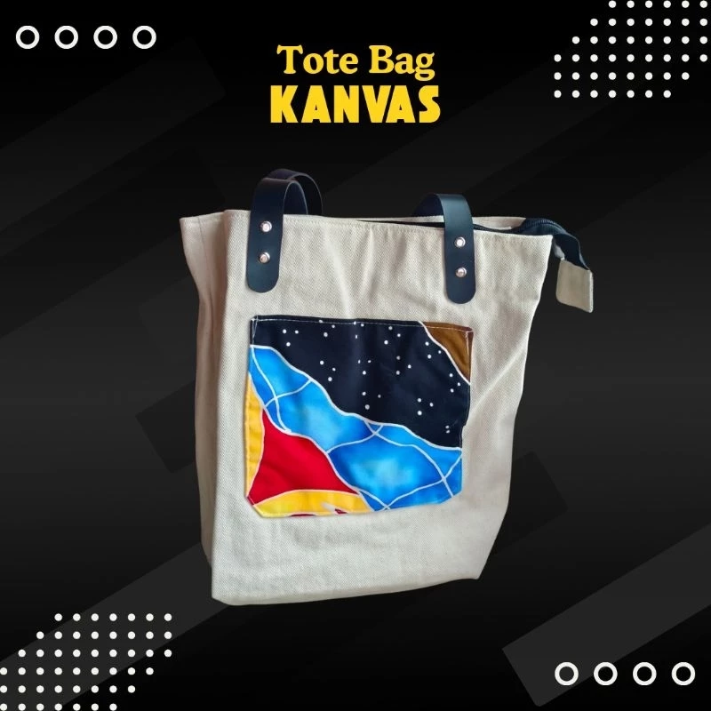 Tote Bag Kanvas Batik Fosfor